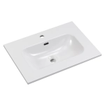 Umywalka jednokomorowa 60cm Biały Połysk FLY WHITE GLOSS UM 60-46 DP ( E-8073-60 ), Comad